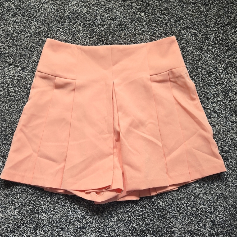 DO+BE Coral / Papaya Pink Women's Skorts / Shorts Size Medium NWT - Picture 1 of 5